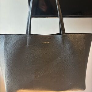 Large black tote bag